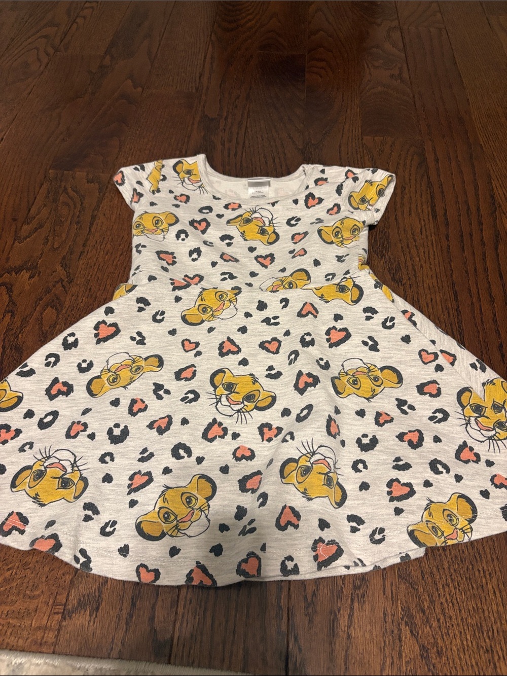 Girls' lion king nala Face Print Twirl Dress